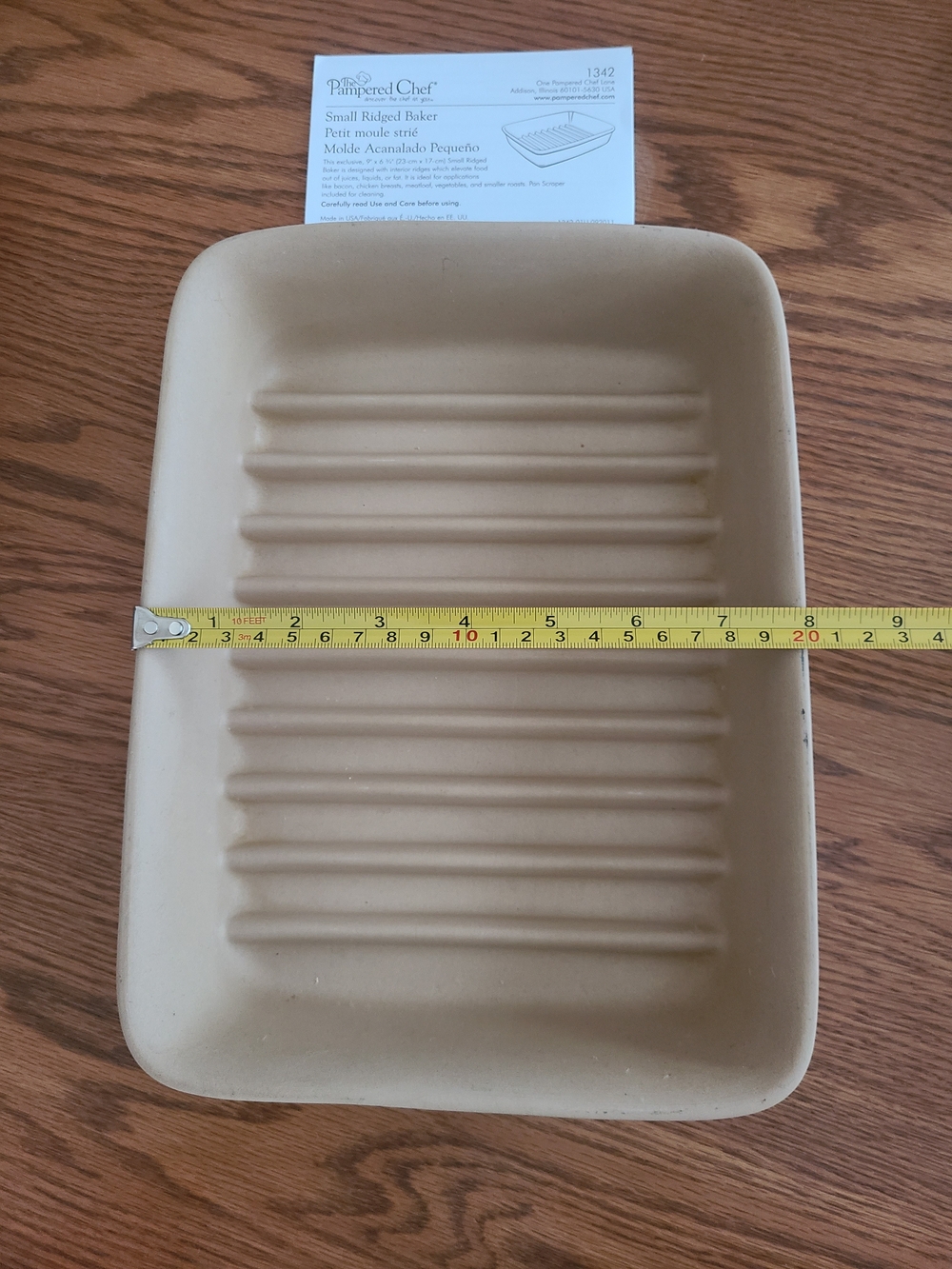 Pampered Chef Small Ridged Baker - Picture 5 of 7